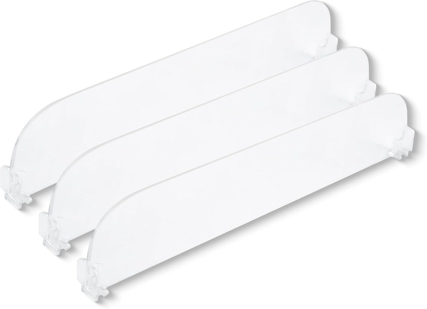 3 Pack of 15 IN Gondola Shelving Dividers for Retail Stores