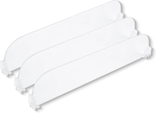 3 Pack of 15 IN Gondola Shelving Dividers for Retail Stores