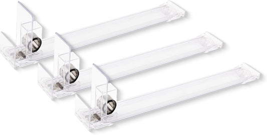 Gondola Shelf Pusher - 3 Pack for Retail Display, 13-18 OZ