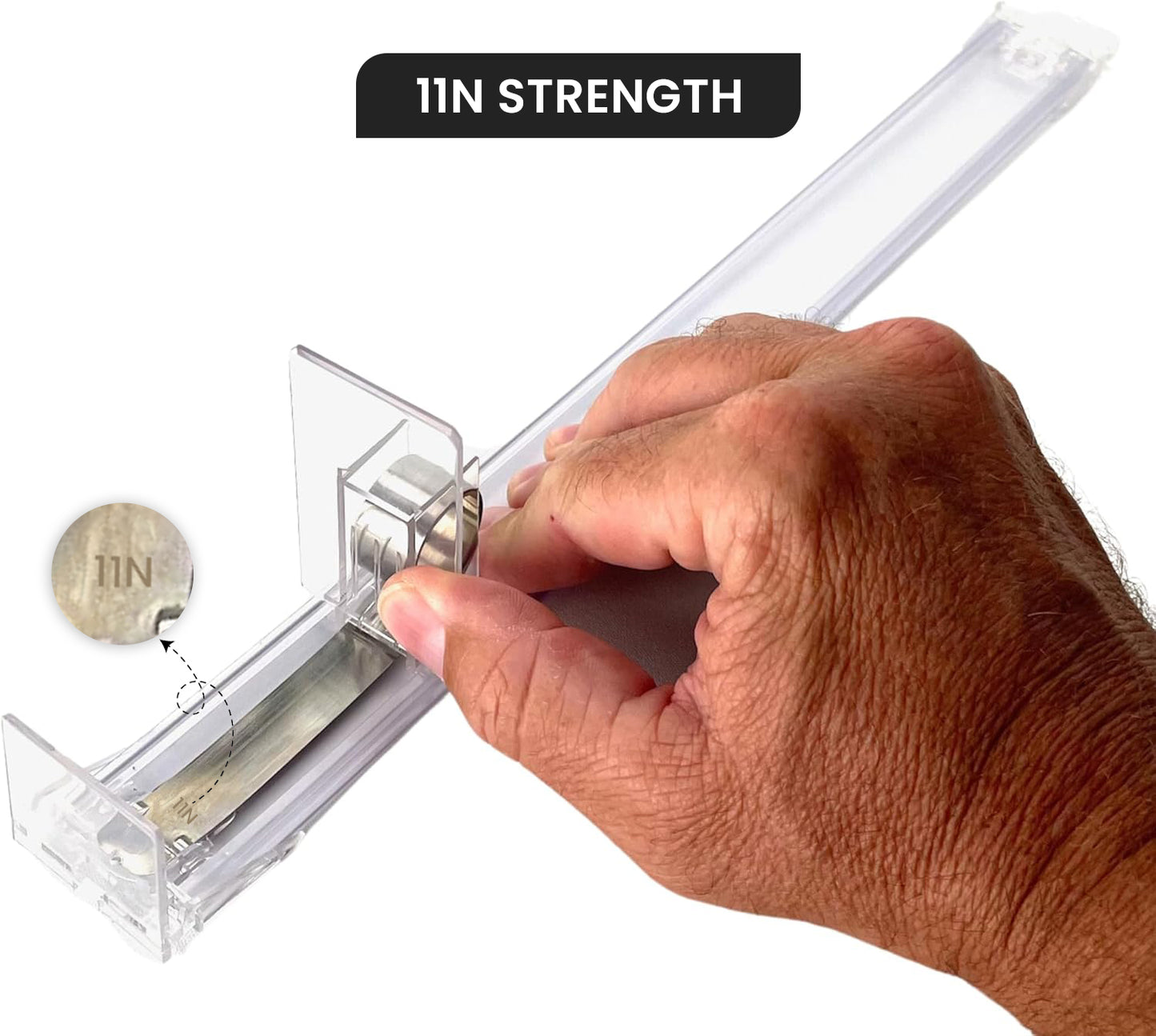 NEXTLEVEL FIT Shelf Pusher Accessory – 3N Pack of 3 Spring Loaded Shelf Pusher for 12IN Gondola Shelf, Weight Capacity 1 to 6 OZ