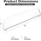 3 Pack Gondola Shelf Dividers for 12" Shelves & Above