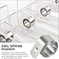 NEXTLEVEL FIT Shelf Pusher Accessory – 3N Pack of 3 Spring Loaded Shelf Pusher for 12IN Gondola Shelf, Weight Capacity 1 to 6 OZ