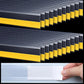 Transparent Shelf Label Price Tag Strips Non-Adhesive, Product Display Tray Clear Plastic PVC Front & Back Strip (50 pk)