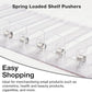 NEXTLEVEL FIT Shelf Pusher Accessory – 3N Pack of 3 Spring Loaded Shelf Pusher for 12IN Gondola Shelf, Weight Capacity 1 to 6 OZ