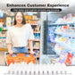 Gondola Shelf Pusher - 3 Pack for Retail Display, 13-18 OZ