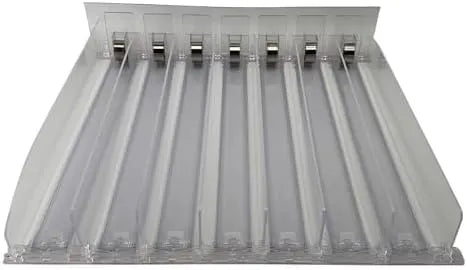 Shelf Pushers Set - Hardware Accessories for Smoke Shop, Convenience Store - Cigarette Display Dispenser Organizer -  for Shelves 15x48 & Above - 20-Pack Pushers for [1-6 oz] Products