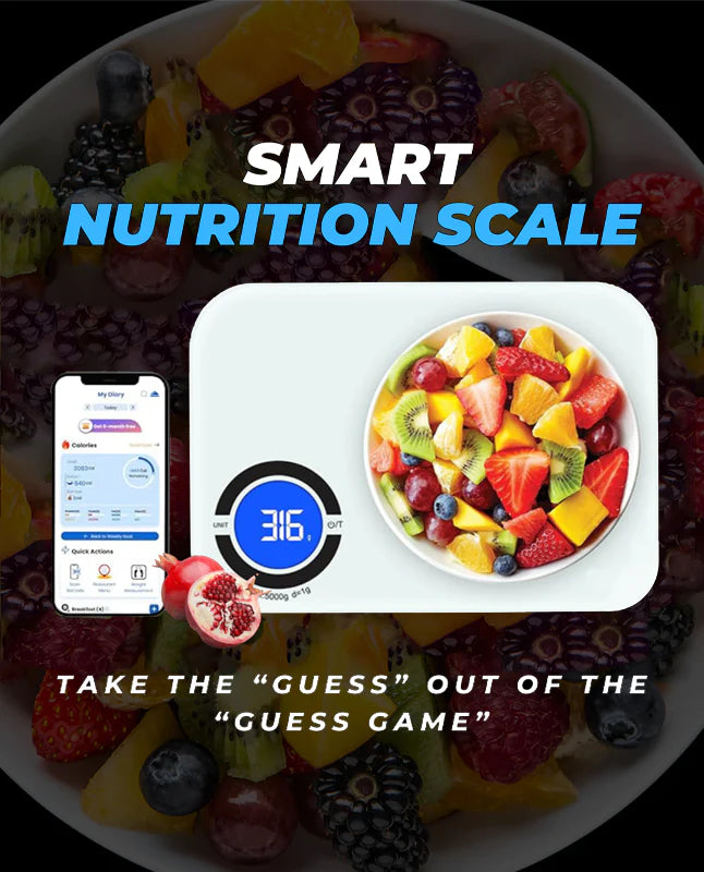 Bluetooth smart calorie tracking scale 
