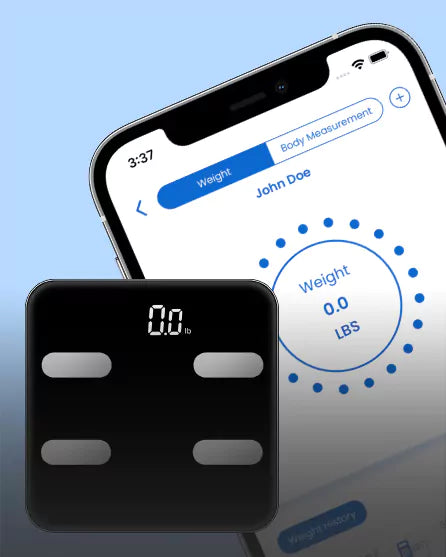 Accurate body weight tracking with the NextLevel Fit App's application &  Bluetooth body weight scale